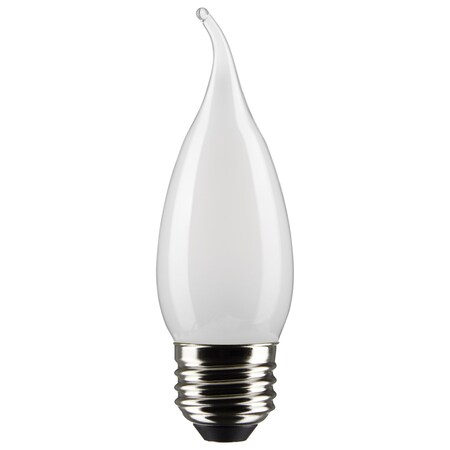 Satco 5.5 Watt CA11 LED Lamp, Frost, Medium Base, 90 CRI, 4000K, 120 Volts S21321